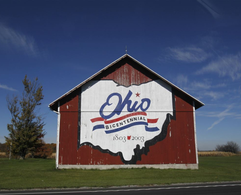 Image of a barn located in Arcadia Ohio